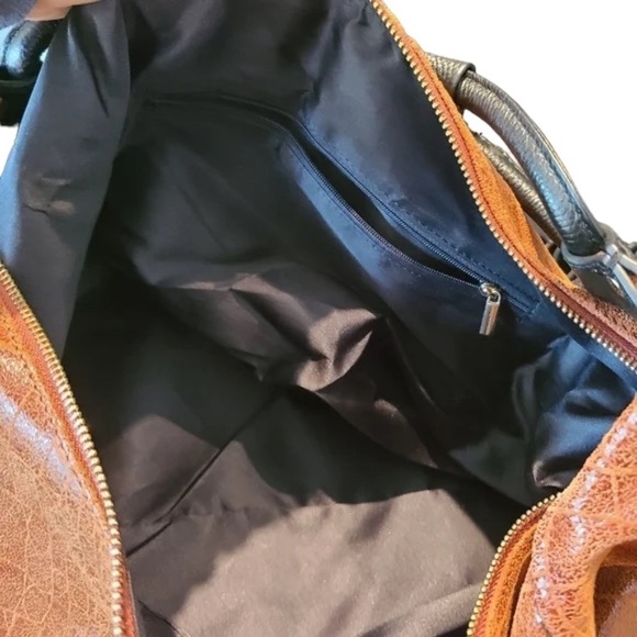 Lola Bernard Moderna Rust Croc Embossed Leather Purse - Picture 11 of 11